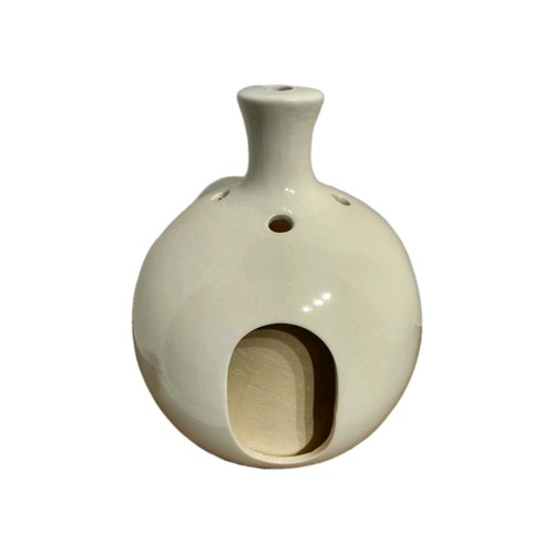 VINTAGE MCM MID-CENTURY MODERN WHITE CERAMIC PENDANT CEILING LIGHT FIXTURE SHADE - Picture 8 of 16