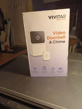 NEW Vivitar DB201 Wi-Fi Video Doorbell & Chime 1080p Night Vision 2-Way Audio