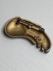 Vintage Gold Black Leopard Brooch / Pin — photo 4