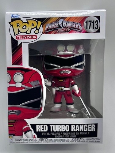 Funko Pop!: Power Rangers:  Turbo - Red Turbo Ranger #1713  - NIB - Picture 1 of 8