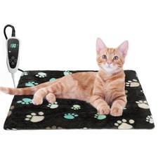 Cat Heating Pad 17x13 in with Smart Thermostat Switch and Power Line Protecti...