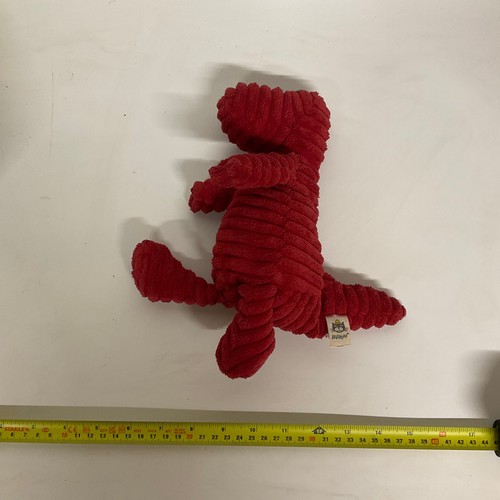 Jellycat Red Roy Corduroy Alligator Crocodile Dino Toy Rare - Picture 7 of 10