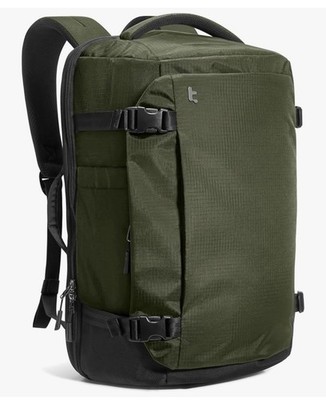tomtoc Travel Backpack 40L, TSA Friendly Flight Approved Carry-on Luggage Green