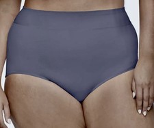 WARNERS No Pinching No Problems Tailored Blue Granite Brief Panty Womens 2XL 9