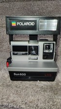 Vintage Polaroid Sun 600 LMS Instant Film Camera Not Tested 