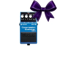 BOSS CS-3 Level Tone Attack Sustain Controls Compressor Sustainer Pedal