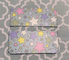 New Nintendo 3DS Kisekae Cover Plates No.064 - Colorful Stars Used Authentic