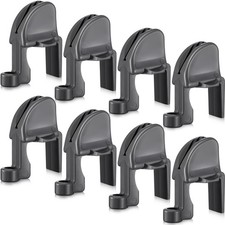 8 Pcs Boat Fender Clips Adjustable Pontoon Boat Square Rail Fender Cleats Rai...