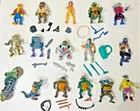 Teenage Mutant Ninja Turtles Vintage lot of 16 action figures with accessories