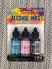 Ranger Tim Holtz Alcohol Ink Kit - Retro Cafe - Espresso, Pink Sherbet,  Pool