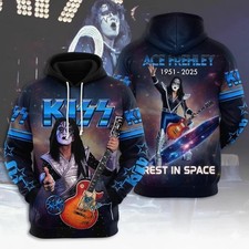 New Merry Christmas Ace Frehley 3D Hoodie