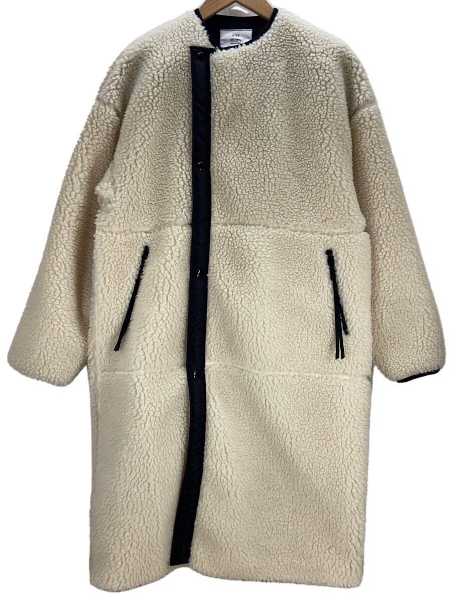 ALTRA HYKE Altro 24aw Boa Cappotto Lungo Pile S Poliestere Crema 242 17489