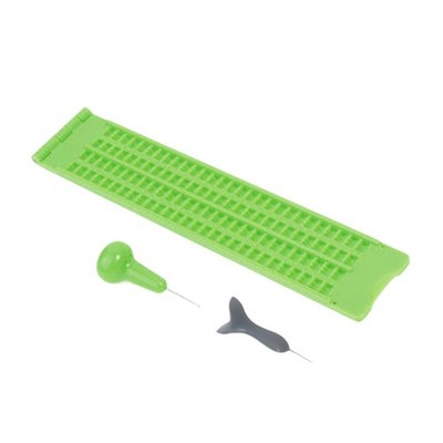Braille-Tafel enthält 2 Stifte Lernwerkzeug für Männer Frauen Praxis Zuhause