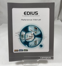 Manuale Vintage Canopus EDIUS 2003 Guida Riferimento Video Editing 1.0 Giappone