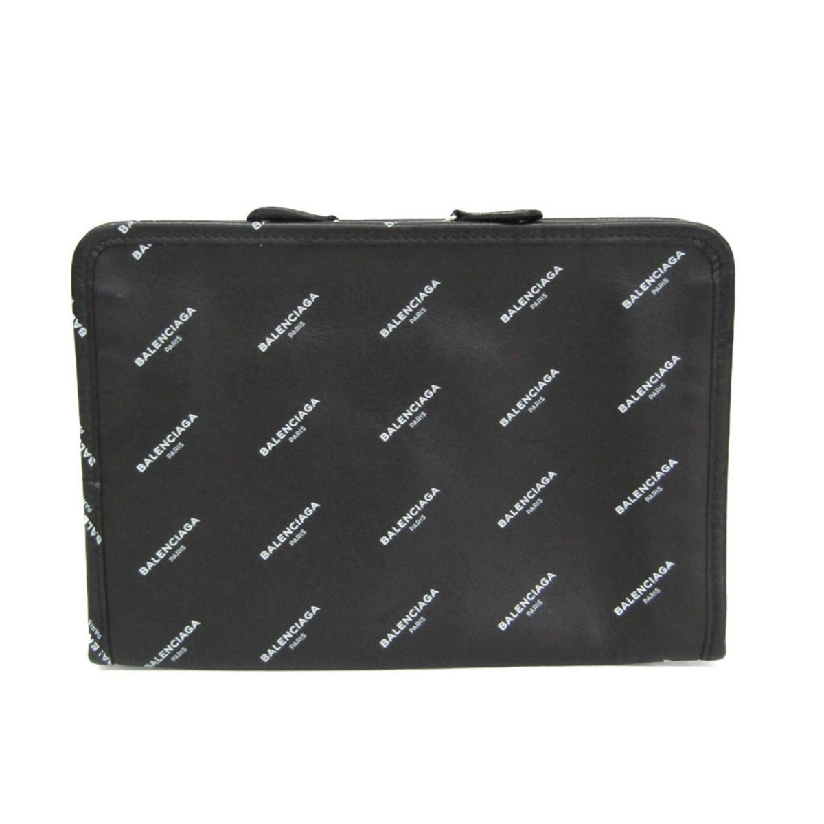Balenciaga Logo Print 476046 Men,Women Leather Clutch Bag,Pouch Balenciaga Logo Print 476046 Men,Women Leather Clutch Bag,Pouch