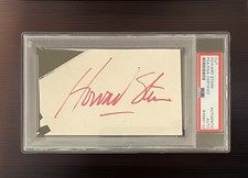 Howard Stern Show PSA/DNA Signed Cut Signature 3x5 Autographed Slabbed Sirius
