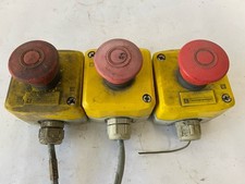 Lot Of 3 Telemecanique Red Sign Emergency Stop Push Button 660V Switch