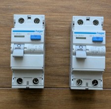 2 Used Hager 63Amp 30Ma Ac Type RCD