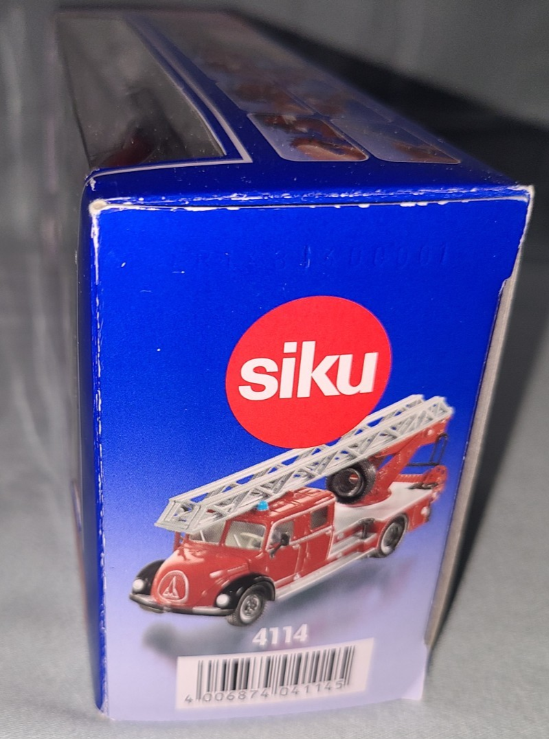 Vtg Siku Super Classic 1:50 scale model red Magirus Fire Engine