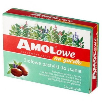 AMOL throat 16 pills