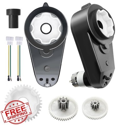 2x 24V RS555 12000RPM Steel Motor Gearbox Power Wheels Upgrade