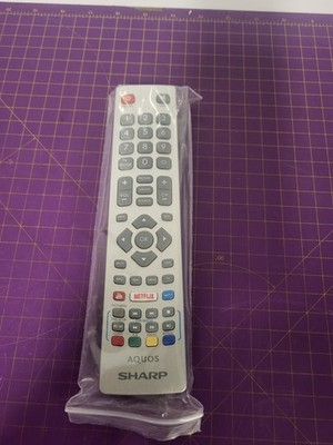 Original Sharp TV Fernbedienung für Aquos UHD 4K Smart 3D TV             _0.09_5
