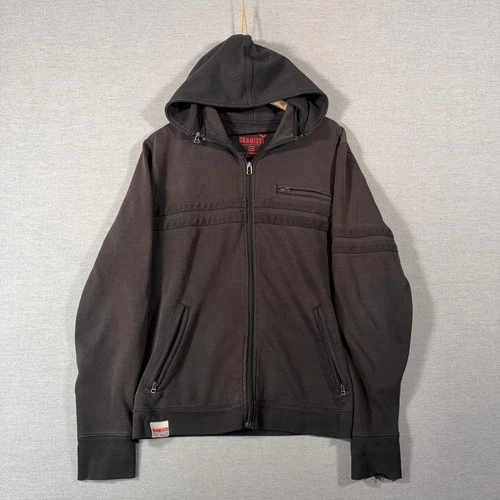 Vintage Gramicci Jacket Mens Medium Black Full Zip Hooded Hiking READ - product listing photo