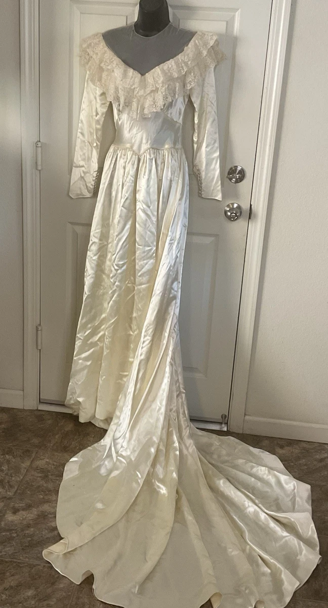 Women's Vintage Wedding Dresses & Veils for sale - eBay Women's Vintage Wedding Dresses & Veils for sale - eBay