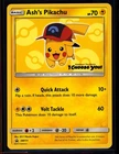 Ash's Pikachu - SM111 Black Star Promo NM TCG Pokemon Pikachu 0425#48