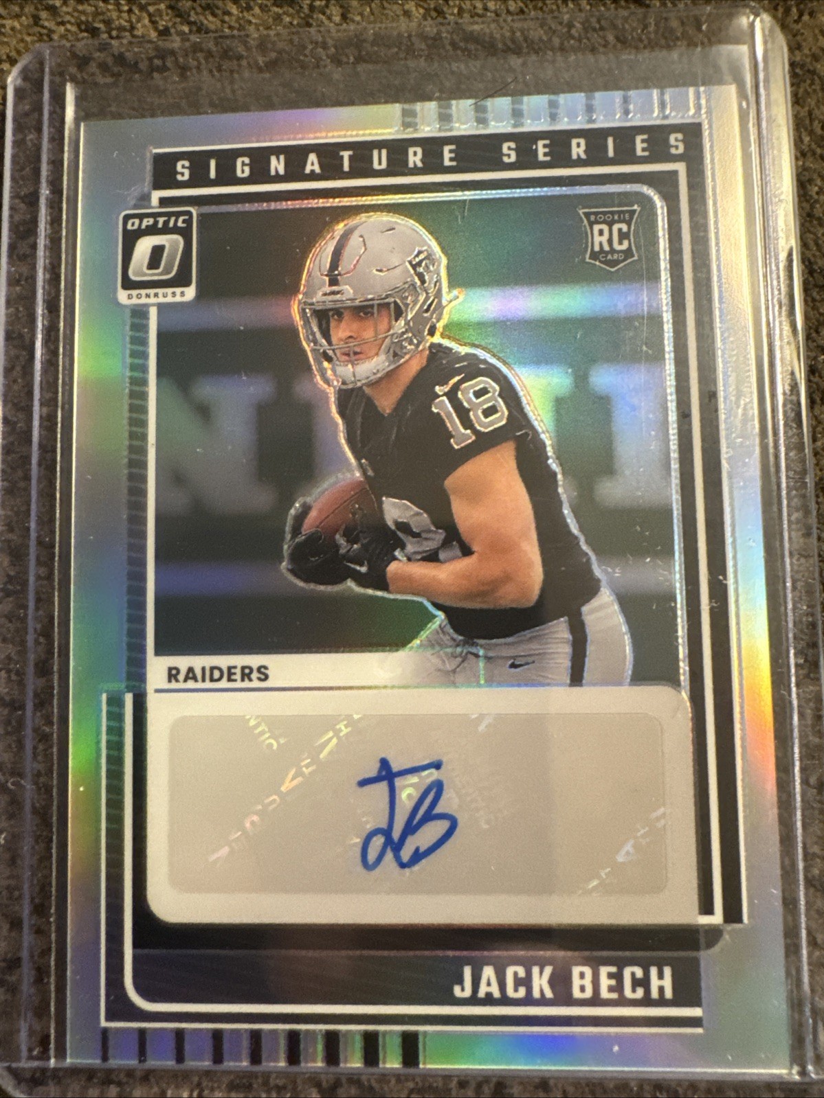 2025 Donruss Optic - SSH-JB Jack Bech Signature Series Holo Prizm Auto Raiders