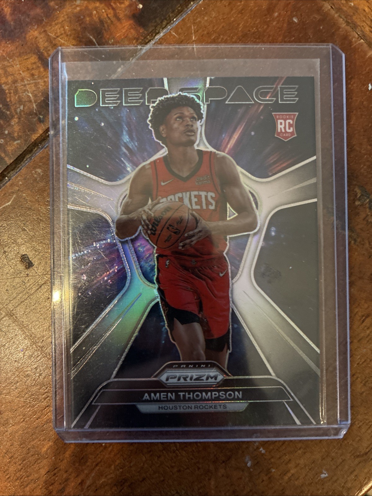 2023-24 Panini Prizm - Deep Space Amen Thompson #4 Silver Prizm (RC)