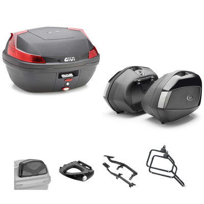 GIVI B47NML Kit Case & V35NT Panniers For Suzuki DL V Strom 2017-2024