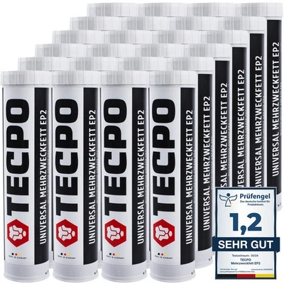 24x TECPO GRASSO UNIVERSALE MULTIUSO 400g EP2 LITIO GRASSO LUBRIFICANTE PRESSA GRASSO