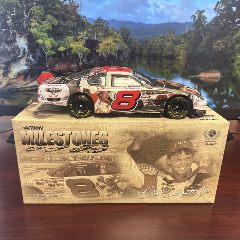 Dale Earnhardt Jr #8 Milestones 2001 Pepsi 400 ganador 1:24 2005 Monte Carlo Foto 3 de 4