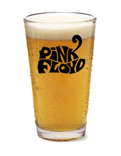 Pink Floyd Logo - Rock and Roll 16oz Pint Beer Glass Handmade Barware Liquor 26