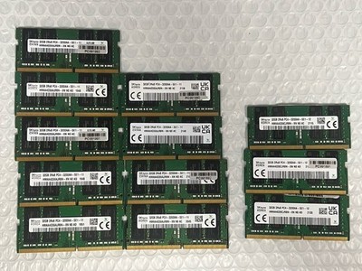 Lot of x12- SK Hynix 32GB PC4-3200AA DDR4 SODIMM Laptop RAM (384GB) 2Rx8 AJR CJR