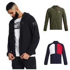 Under Armour 1382947 Men's UA Freedom Storm Windbreaker Jacket Hooded Coat