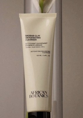 SEALED AFRICAN BOTANICS Baobab Clay Oxygenating Cleanser 3.4 fl oz EXP 05/27