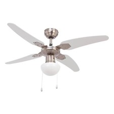 LIVARNO home LED Deckenleuchte mit Ventilator E27 mit Zugschalter Ø 107 cm