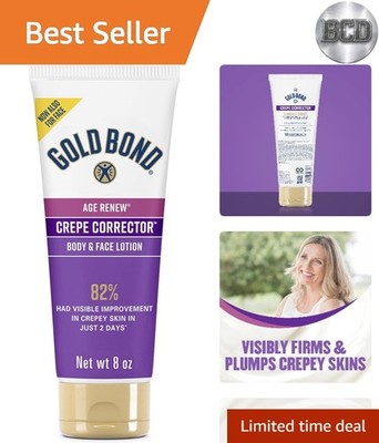 Age Renew Crepe Corrector Body Lotion 8 oz - Hydrating & Smoothing for Wrinkles