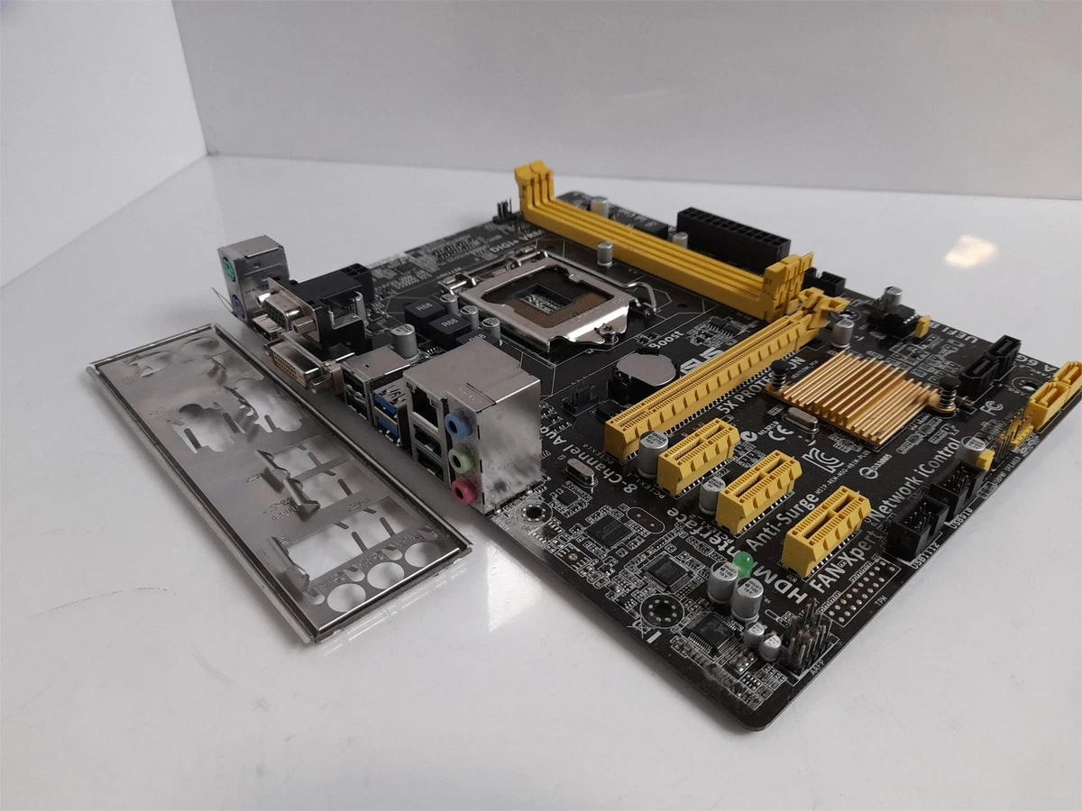 ASUS H81M PLUS Socket LGA1150 DDR3 Micro ATX Motherboard With I O Shield