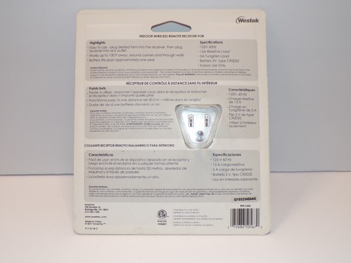 1 AMP bis 15 AMP 1 Steckdose Innenbereich Wireless Fernbedienungssystem - Bild 3 von 3