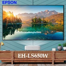 EPSON EH-LS650W 4K Ultra-short Projector 3LCD Laser 3.600 Lu HDR10 YamahaSpeaker