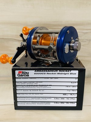 Abu Garcia Ambassadeur 6500 Cs Midnight Blue Rocket New Model With Upgrades Ebay