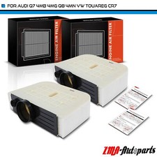 2x Engine Air Filter for VW Touareg CR7 Audi Q7 4MB 4MG Q8 4MN 2015-2022 3.0 4.0