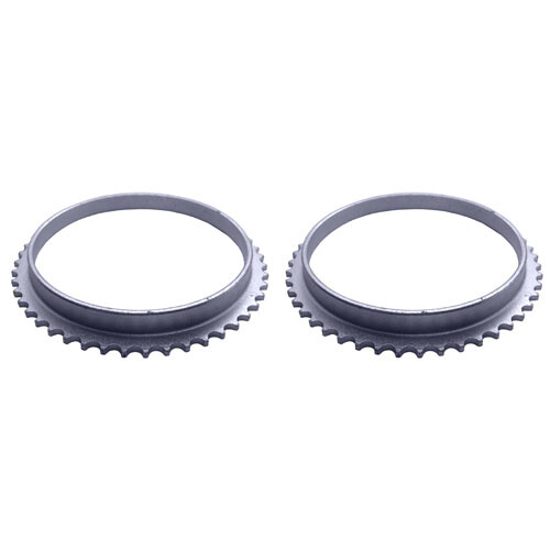 2x ABS Reluctor Rings Front Fits Mitsubishi Shogun Pajero (Mk3) 3.2 Di