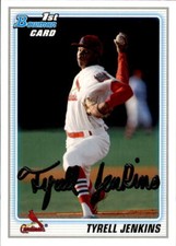 2010 Bowman Draft Tyrell Jenkins #BDPP26 St. Louis Cardinals