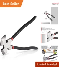 Multi-Tool Fencing Pliers 10-Inch - Ideal for Cutting, Pulling, and Stretching