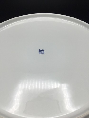 Cake Plate Spode Blue Clifton 11.5” Diameter - Picture 11 of 14