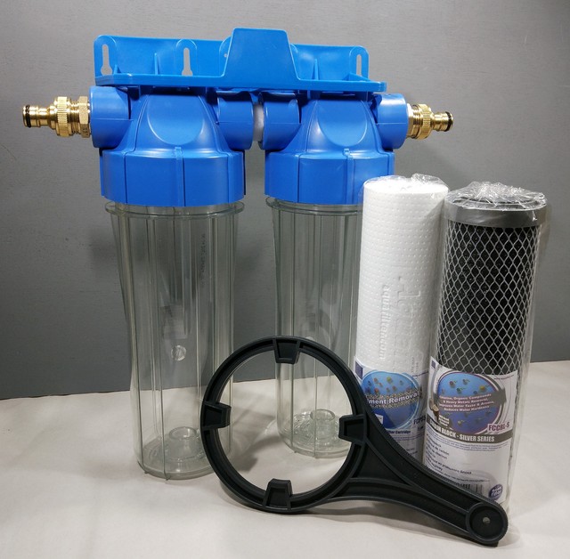 2 Stage HMA High Flow Water Filter KOI Pond Dechlorinator Chlorine